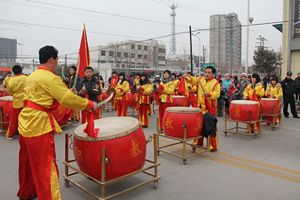 我校参加冀州市“百鼓擂鸣”乡村花会汇演”(图4)