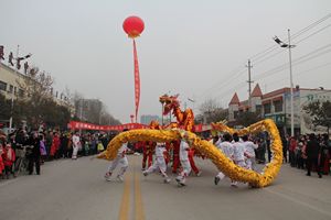 我校参加冀州市“百鼓擂鸣”乡村花会汇演”(图2)